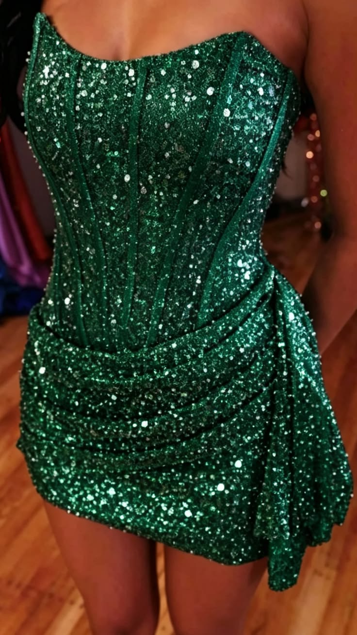 Cute Pink Sleeveless Sequined Slim Fit Hip 17th Birthday Homecoming Dress LTP82587