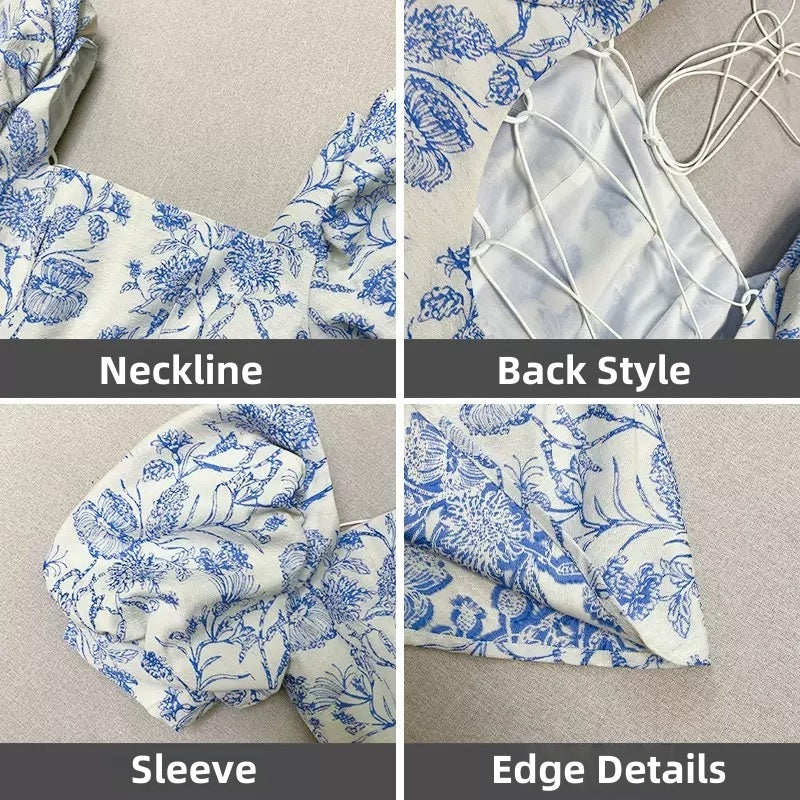 Beautiful Floral Homecoming Dresses A-line Back To School Dress ,LTP3893