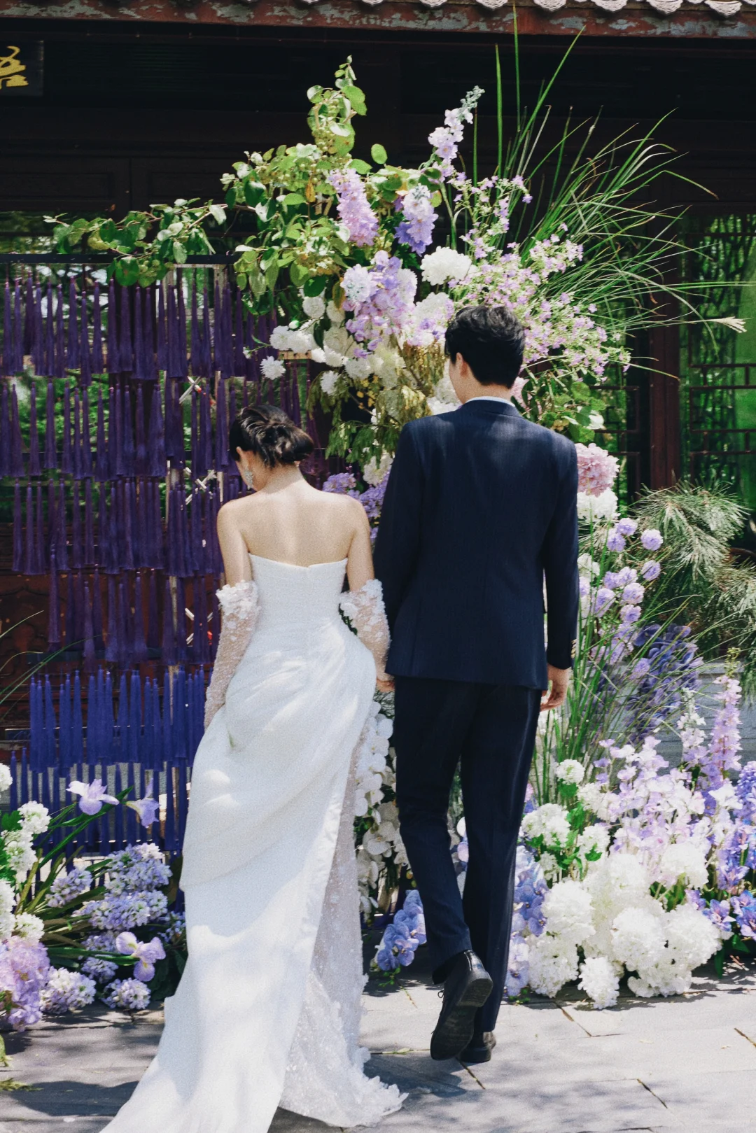 Unique Mermaid Strapless Satin Tulle Applqiue With Sleeves Long Wedding Dresses