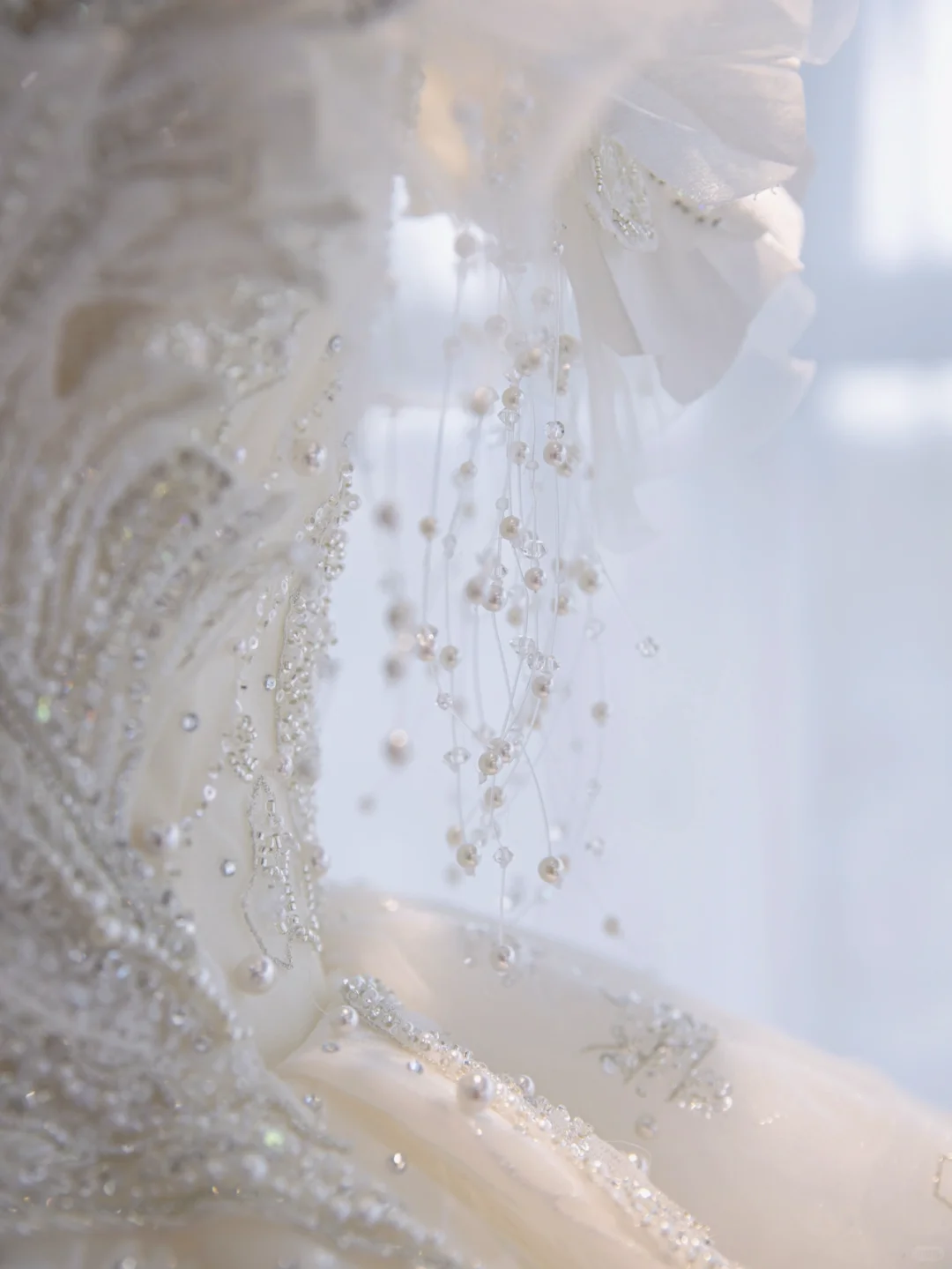 Timeless Ball Gown Off The Shoulder Tulle Sequin Beads Long Wedding Dresses