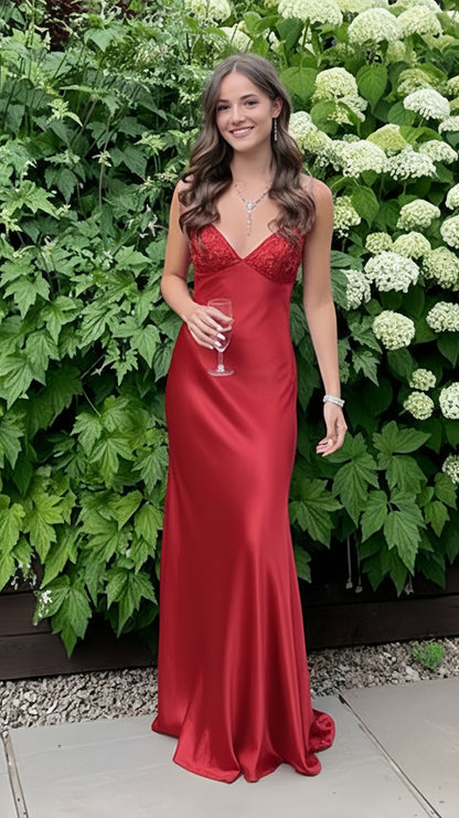 Charming Blue Sheath Prom Dresses Spaghetti Straps Beaded Party Dress,LTP4069