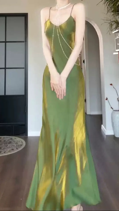 Cheap Prom Dresses Spaghetti Straps Sheath Long Party Dress,LTP4396