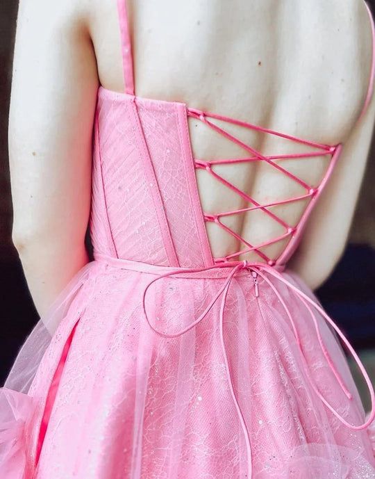 Cute Tulle Ruffles Mini Homecoming Dresses Junior Party Gown, LTP2905