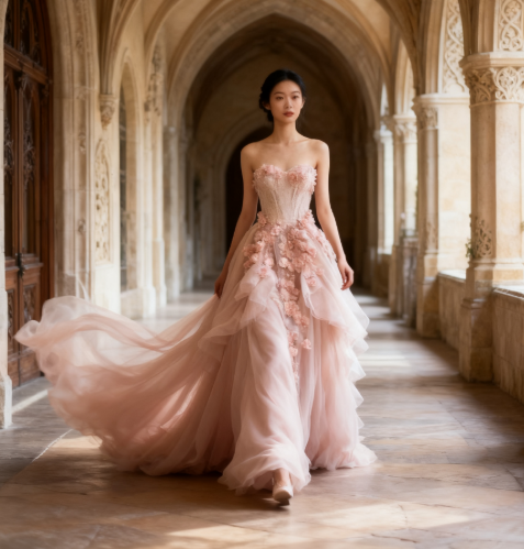 Pink Vintage A-line 16th Birthday Dress Sweetheart Lace Tulle Long Evening Gown Applique Wedding Dress