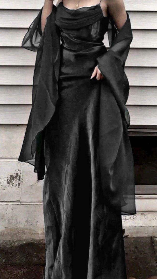 Elegant Sheath Chiffon Satin Long Prom Dresses,LTP4491