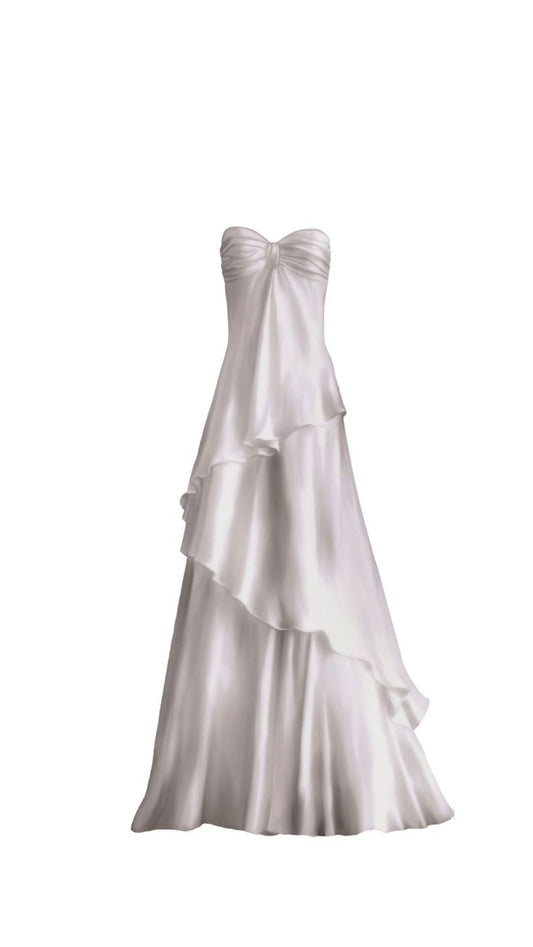 Fashion White Sweetheart Ruffle Prom Dresses Long School Dance Dress,LTP3988