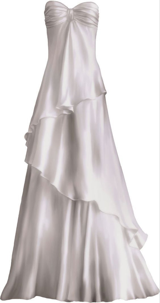 Fashion White Sweetheart Ruffle Prom Dresses Long School Dance Dress,LTP3988