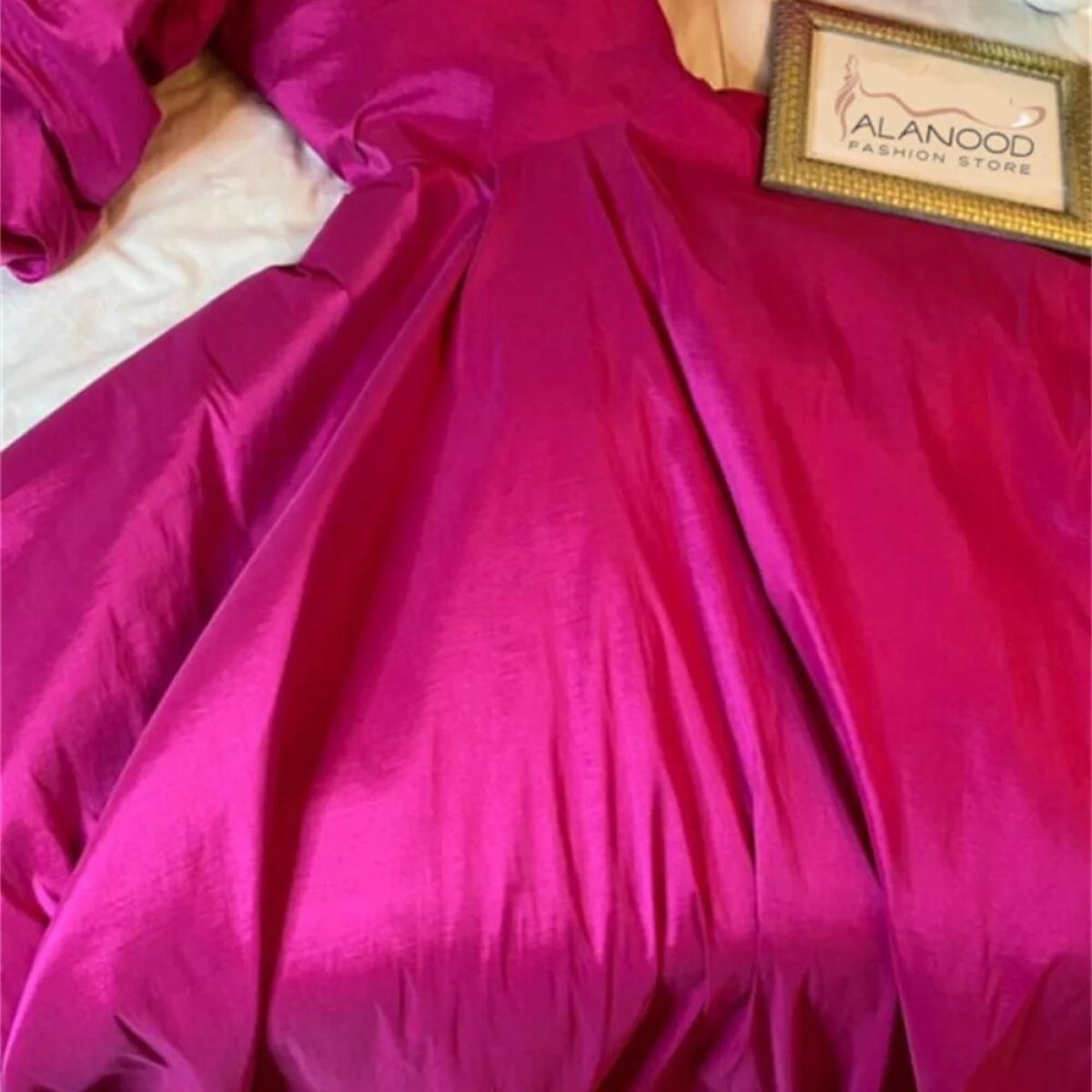 hot pink long sleeve prom dress Long Sleeve Pink Prom Dresses Long Sleeve Prom Dress 2023 Hot Pink Prom Dress 2023 Sexy