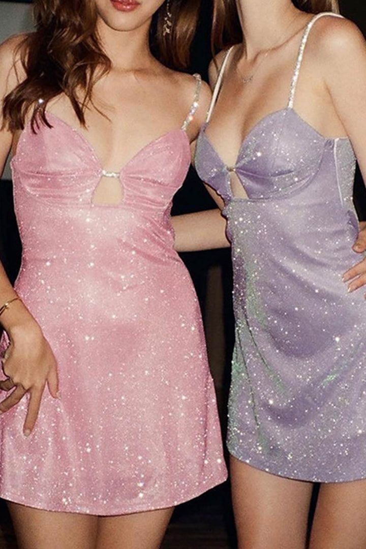 Glitter Bodycon Short Prom Dresses Homecoming Party Dress,LTP4248