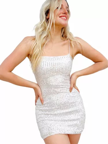 High Quality White Sequins Homecoming Dresses, LTP3040