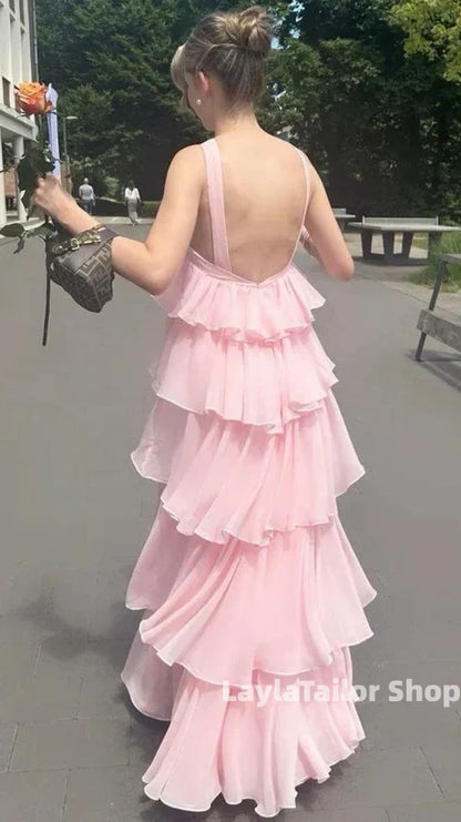 Sweet Pink Halter Party Dresses Homecoming Bridesmaid Dress,LTP3637