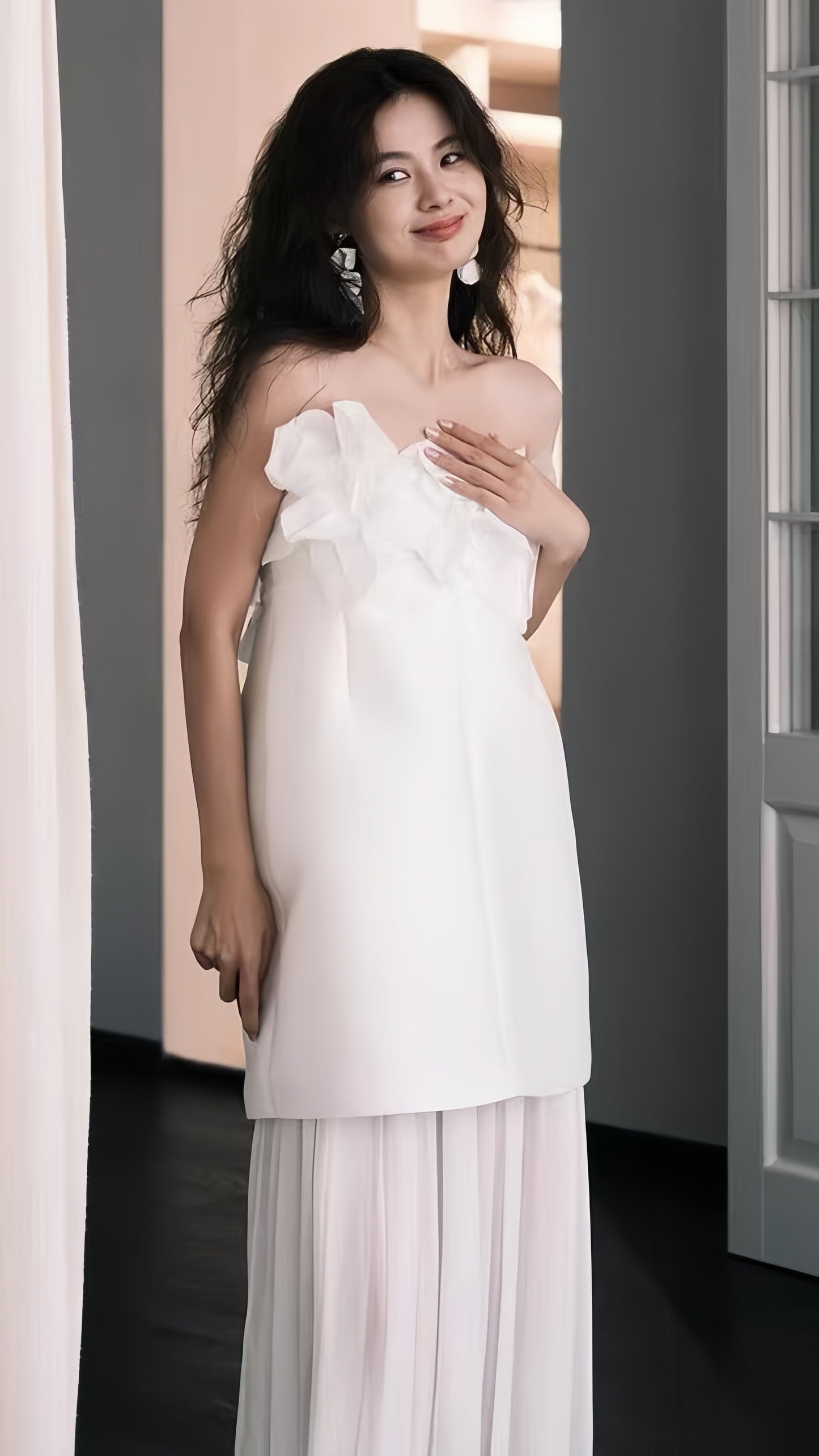 Multi Styles White Floral Wedding Dresses Beach Party Dress,LTP4189