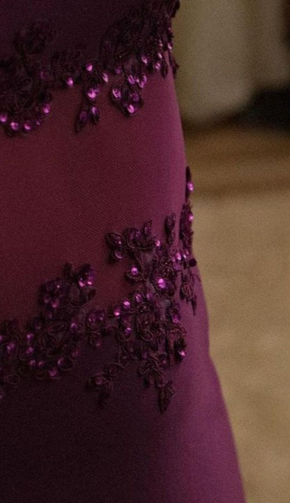 Off The Shoulder Burgundy Evening Party Dress Bodycon Appliques Formal Prom Dresses,LTP4176