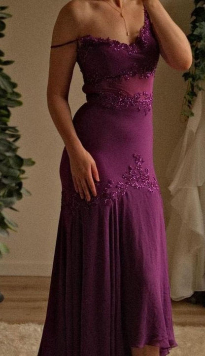 Off The Shoulder Burgundy Evening Party Dress Bodycon Appliques Formal Prom Dresses,LTP4176