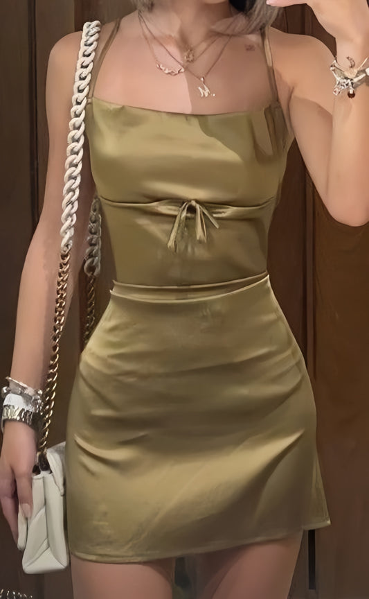 Olive Green Spaghetti Straps Party Dresses Mini Homecoming Dress For Teen,LTP4170