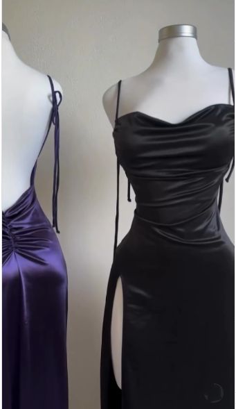 Sexy Bodycon Purple Evening Prom Dresses Slit Party Dress,LTP3824