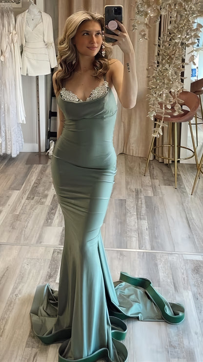 Sexy Mermaid Senior Prom Dress For Women Party Dress, LTP3506