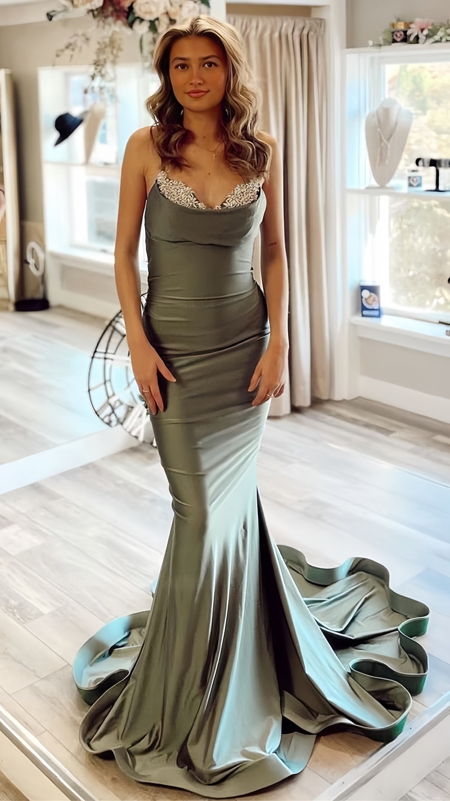 Sexy Mermaid Senior Prom Dress For Women Party Dress, LTP3506