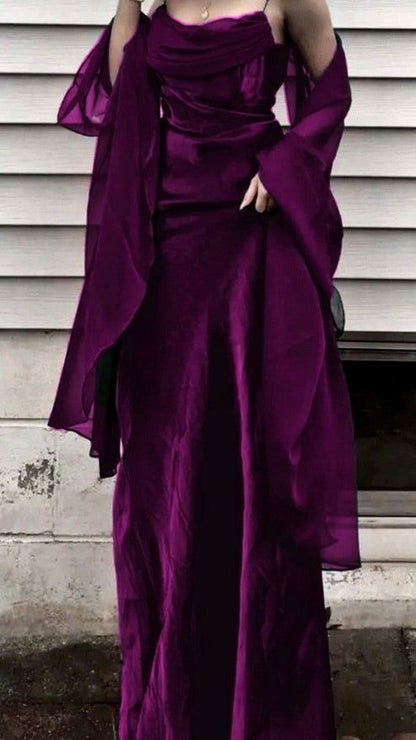 Spaghetti Straps Burgundy Prom Dresses Satin Sheath Evening Graduation Dress,LTP4208