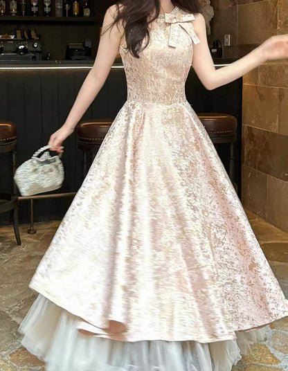 Sweet Pink Floral Print Birthday Party Dresses Beaded Senior Prom Dress,LTP4385