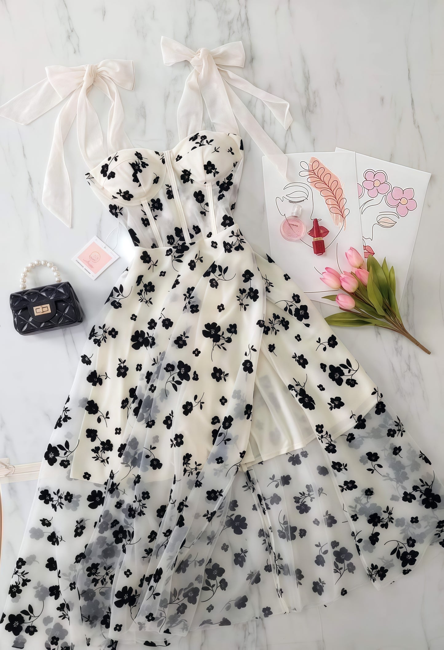 Sweetheart A-Line Lace Homecoming Dress With Split,LTP3705