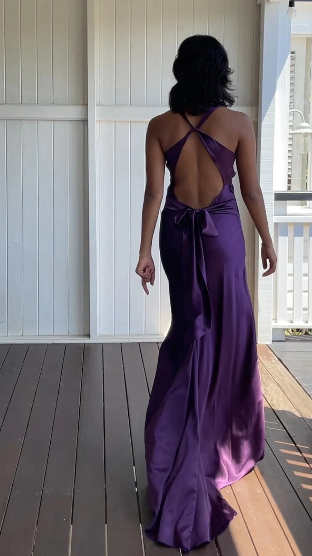 Trendy Senior Prom Dresses, Halter Sheath Satin Party Dress, Tie Up Back Open Formal Outfits,LTP3968