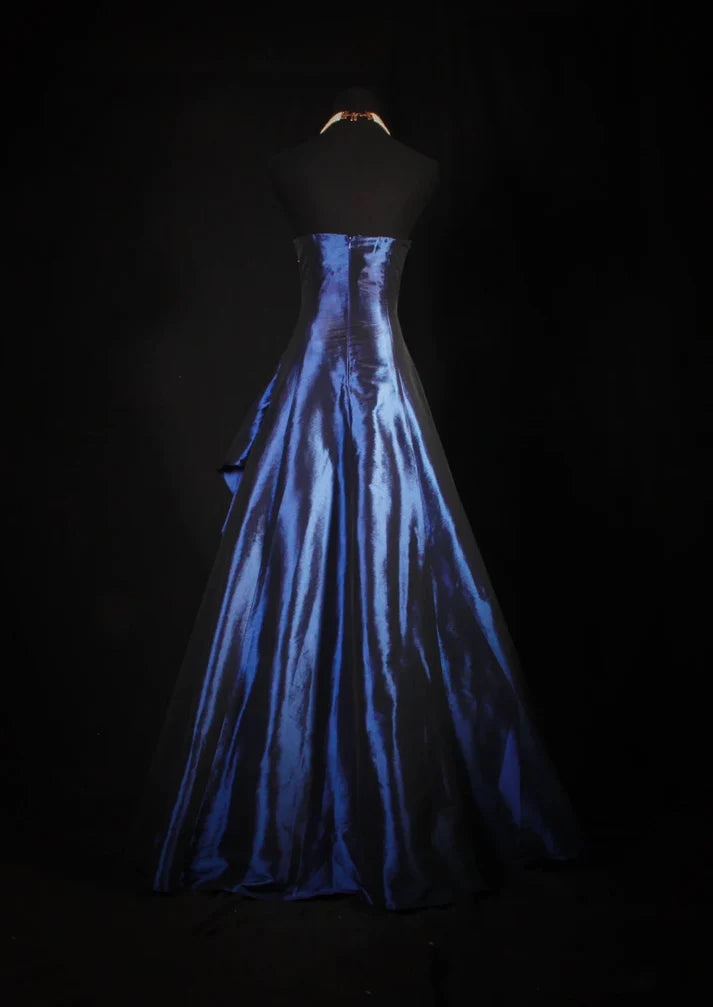 Vintage Ball Gown Strapless Navy Blue Satin Long Prom Dresses Party Dr Laylatailor Shop Vintage Ball Gown Strapless Navy Blue Satin Long Prom Dresses Party Dr Laylatailor Shop