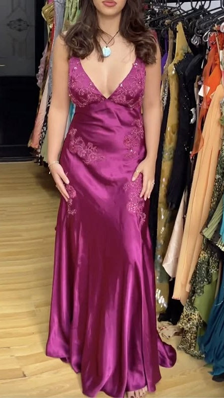 Vintage Mermaid Spaghetti Straps Backless Long Prom Dress Evening Dress Formal Dress,LTP4432