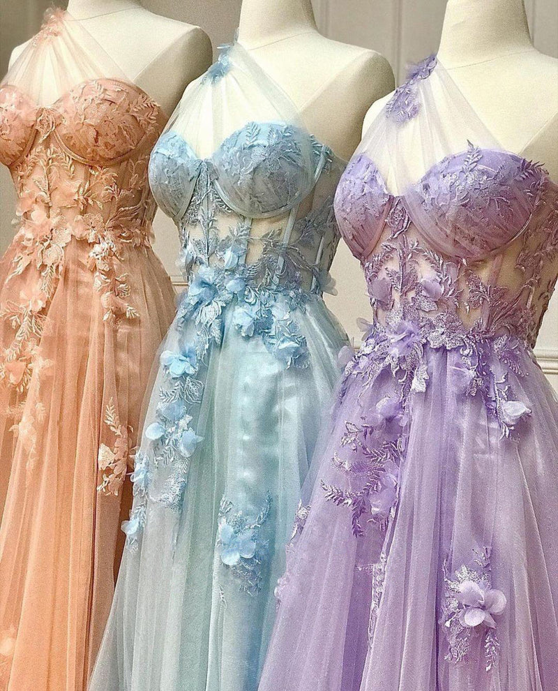 Black One Shoulder Floral Prom Dresses, Preppy Prom Dresses 2024 Laylatailor Shop Black One Shoulder Floral Prom Dresses, Preppy Prom Dresses 2024 Laylatailor Shop