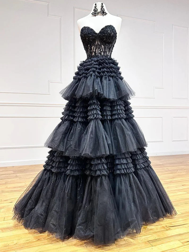 Strapless Fairy Prom Dress - Preppy Queen Ball Gown