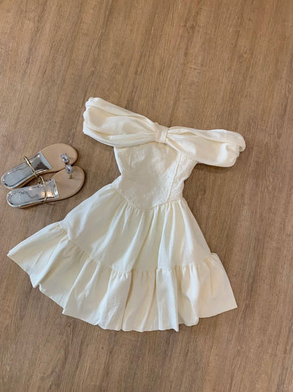 Beautiful One Shoulder Bow Princess A-Line Homecoming Dress