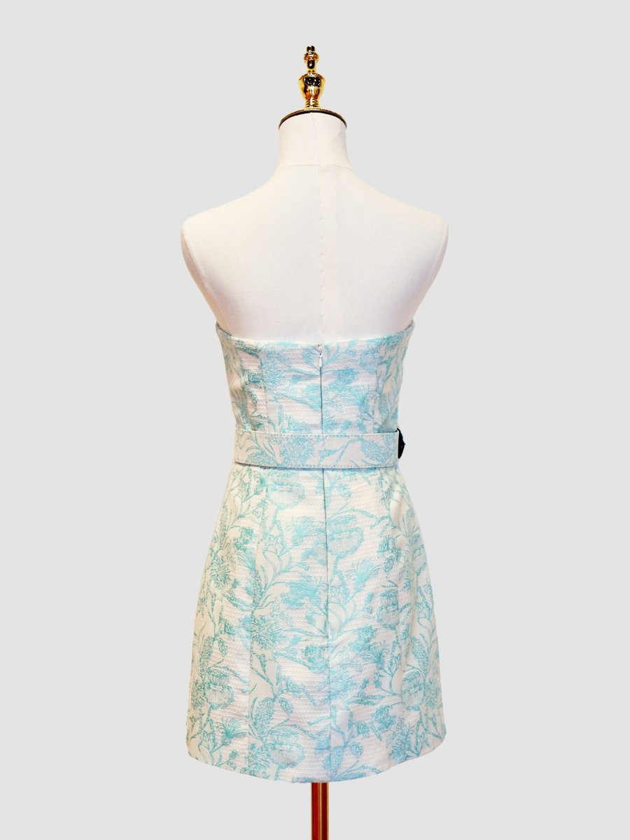 Sheath Strapless Short Homecoming Dress