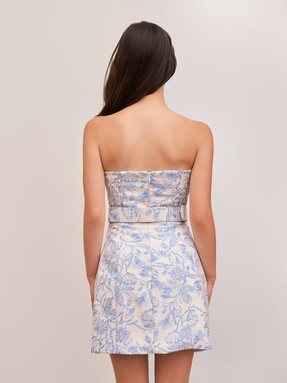 Sheath Strapless Short Homecoming Dress