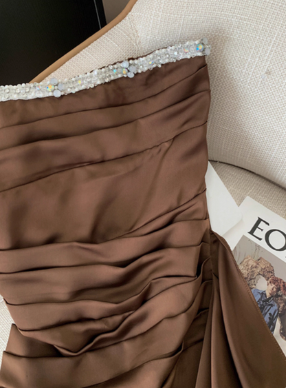 Chic Ball Gown Brown Homecoming Dress 16Th Birthday Outfits