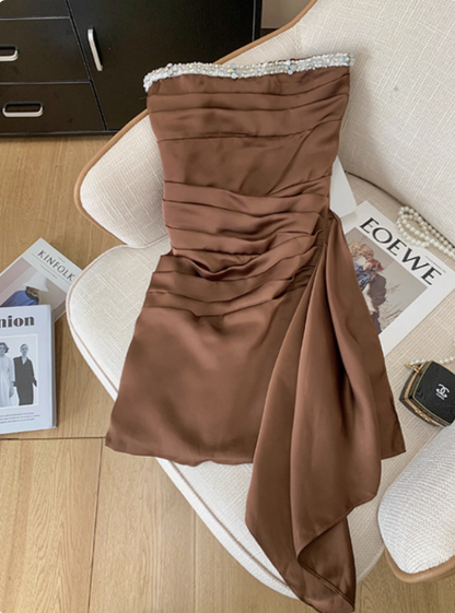 Chic Ball Gown Brown Homecoming Dress 16Th Birthday Outfits