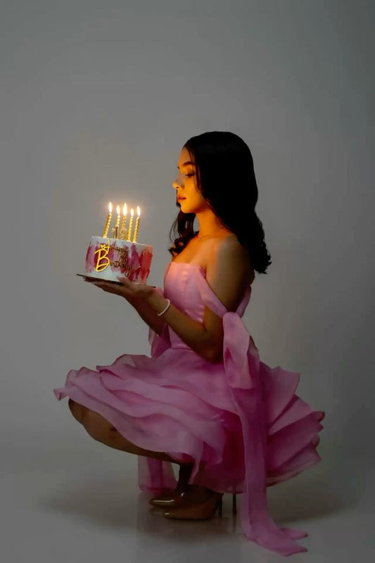 Cute Ball Gown Off The Shoulder Pink Chiffon Mini Short Formal 8Th Grade Homecoming Dresses Summer Middle School Hoco Dress Homecoming Outfits Birthday Outfit