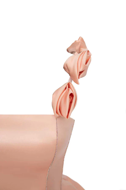 Cute Pink Ruffles Short Prom Dress Homecoming Dress