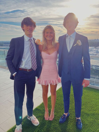 Elegant Pink Short Party Dresses Short Prom Dress Homecoming Dress
