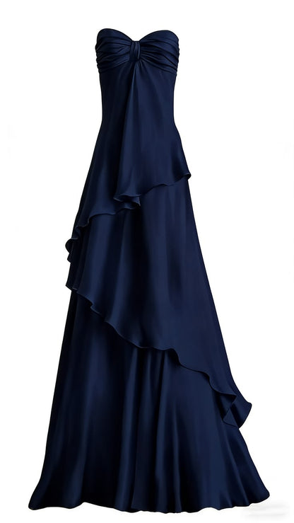 Elegant Sweetheart A-line Ruffle Prom Dresses,LTP4521