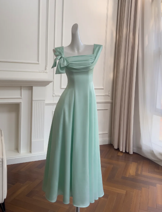 Mint Green Long Prom Dresses New Long Evening Gowns
