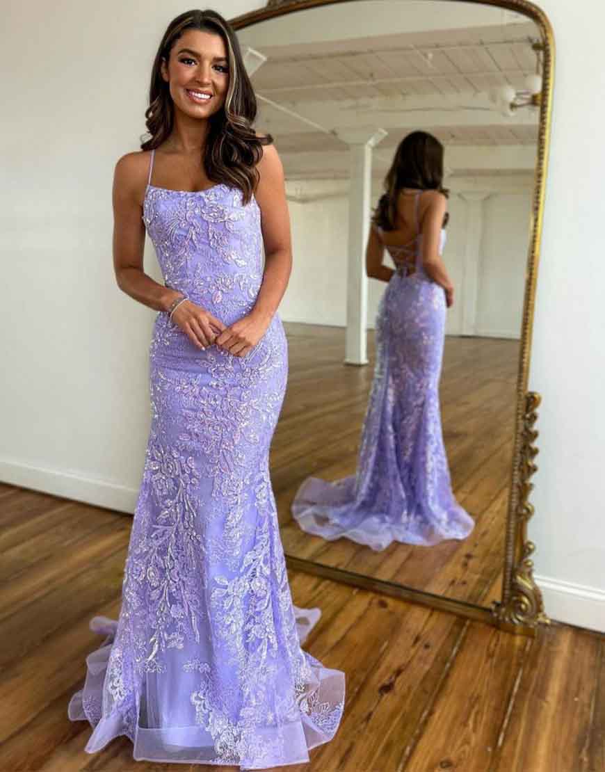 Luxury Applique Mermaid Prom Dress, Full Length Formal Evening Dresses