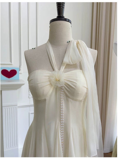 Pretty A Line Halter Chiffon Short 8Th Grade Homecoming Dress Summer Middle School Hoco Dresses Cocktail Dress Birthday Outfits