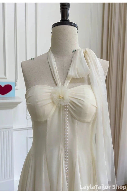 Pretty A Line Halter Chiffon Short 8Th Grade Homecoming Dress Summer Middle School Hoco Dresses Cocktail Dress Birthday Outfits