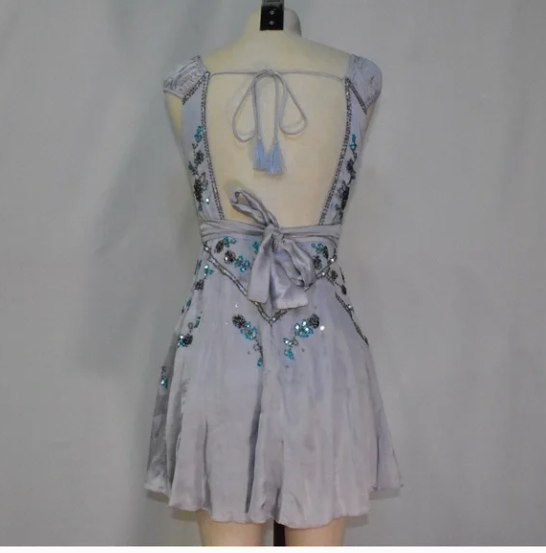 Pretty A Line V Neck Gray Chiffon Formal 8Th Grade Homecoming Dresses Summer Middle School Hoco Dress 18Th Birthday Outfits