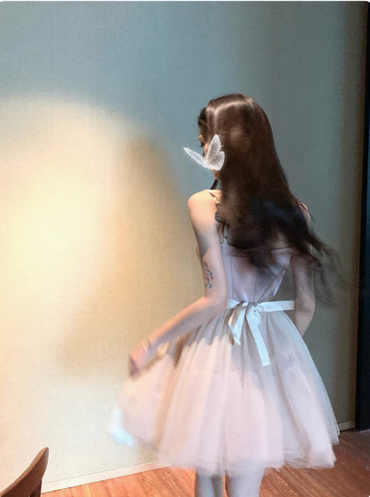 Princess Strap Pink Tulle A-Line 17Th Birthday Homecoming Dress