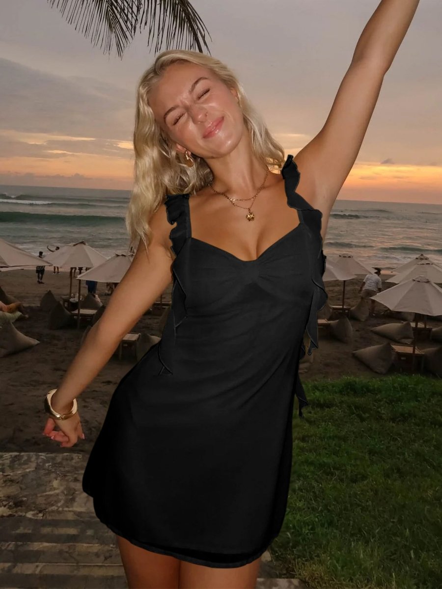 Sheath Chiffon V Neck Short Homecoming & Cocktail Dress with Ruffles ï»?,<p>Sheath Chiffon V Neck Short Homecoming &amp; Cocktail Dress with Ruffles</p>"