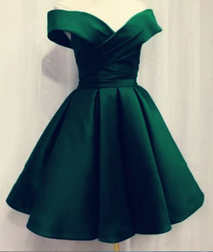 Short Emerald Green Homecoming Dresses For Prom Party