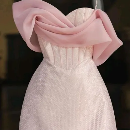 Simple Sheath Straps Pink Homecoming Dresses 16Th Birthday Outfits