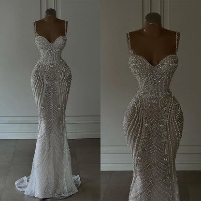 Luxury Sequin Beaded Wedding Dress Long Bridal Gown Wedding Dresses,LTP3680