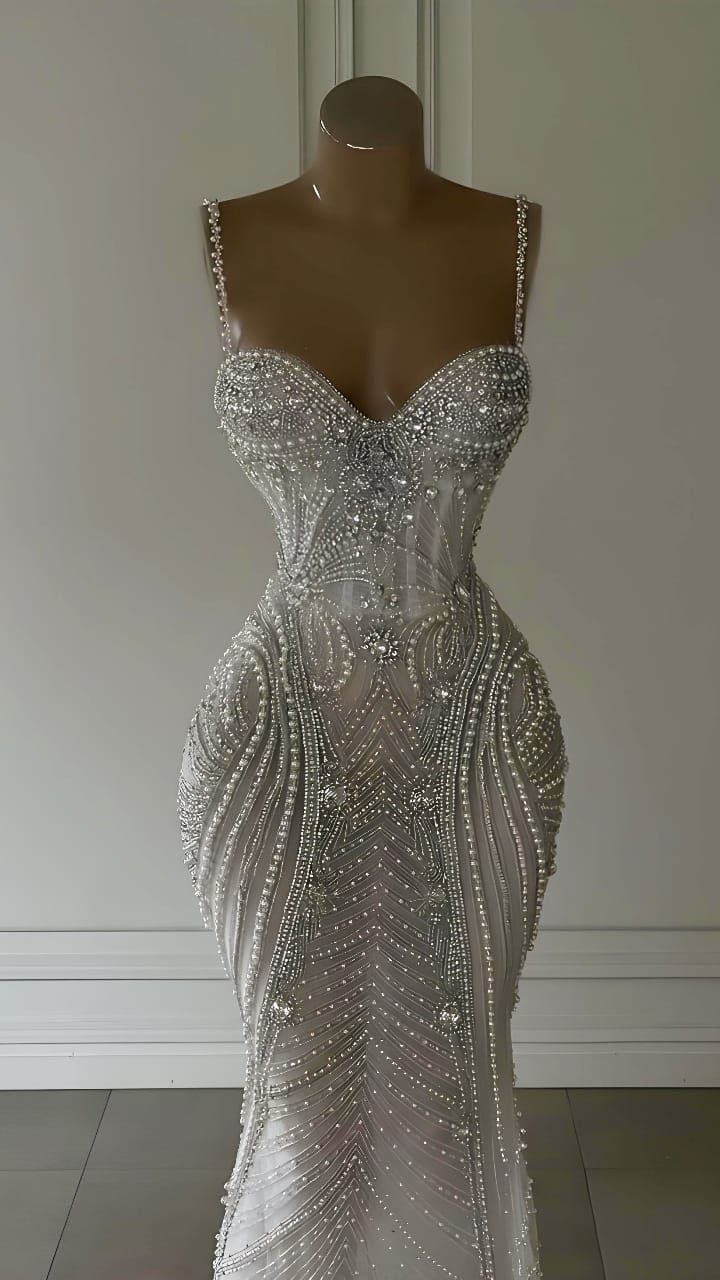 Luxury Sequin Beaded Wedding Dress Long Bridal Gown Wedding Dresses,LTP3680